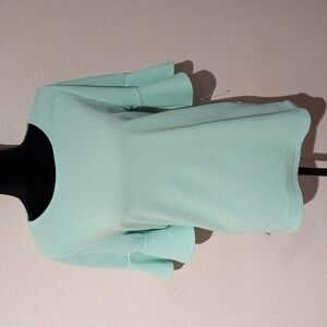 NWT VINCE CAMUTO medium blouse, teal with flow sleeves, $69.00